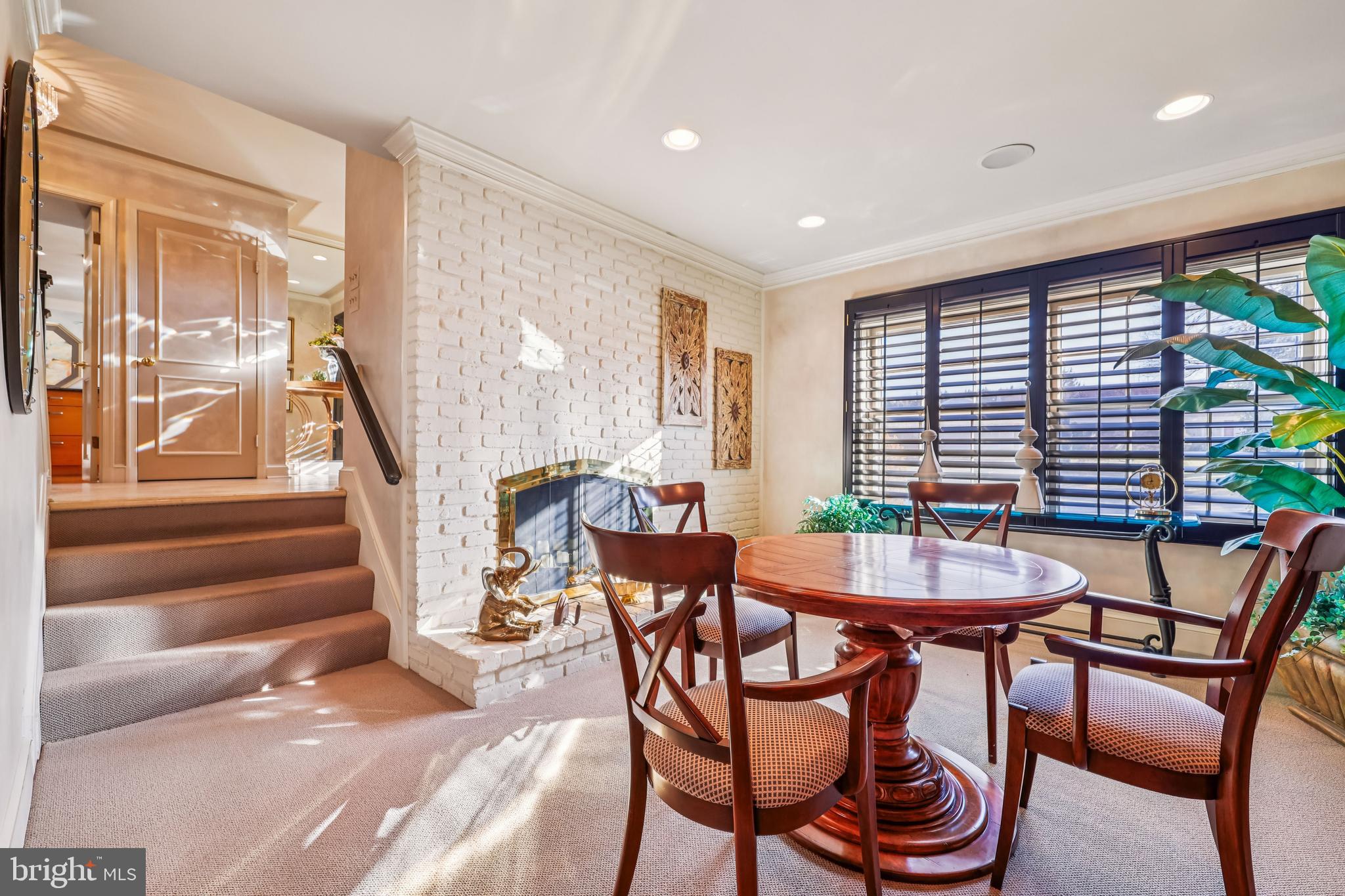 9025 Paddock Lane Potomac, MD 20854 - Photo 46 of 69 Sunny lower level with wood burning fireplace