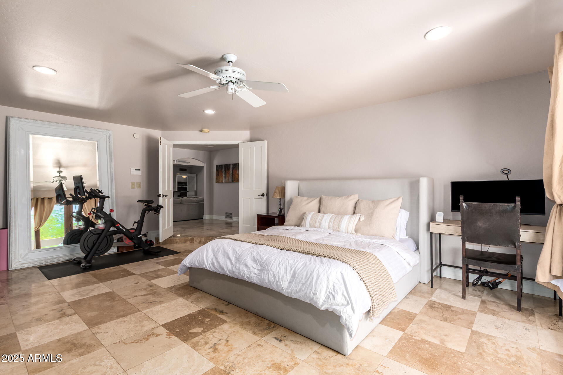 5803 North 45th Street Phoenix, AZ 85018 - Photo 10 of 72 a bedroom with a bed and a mirror