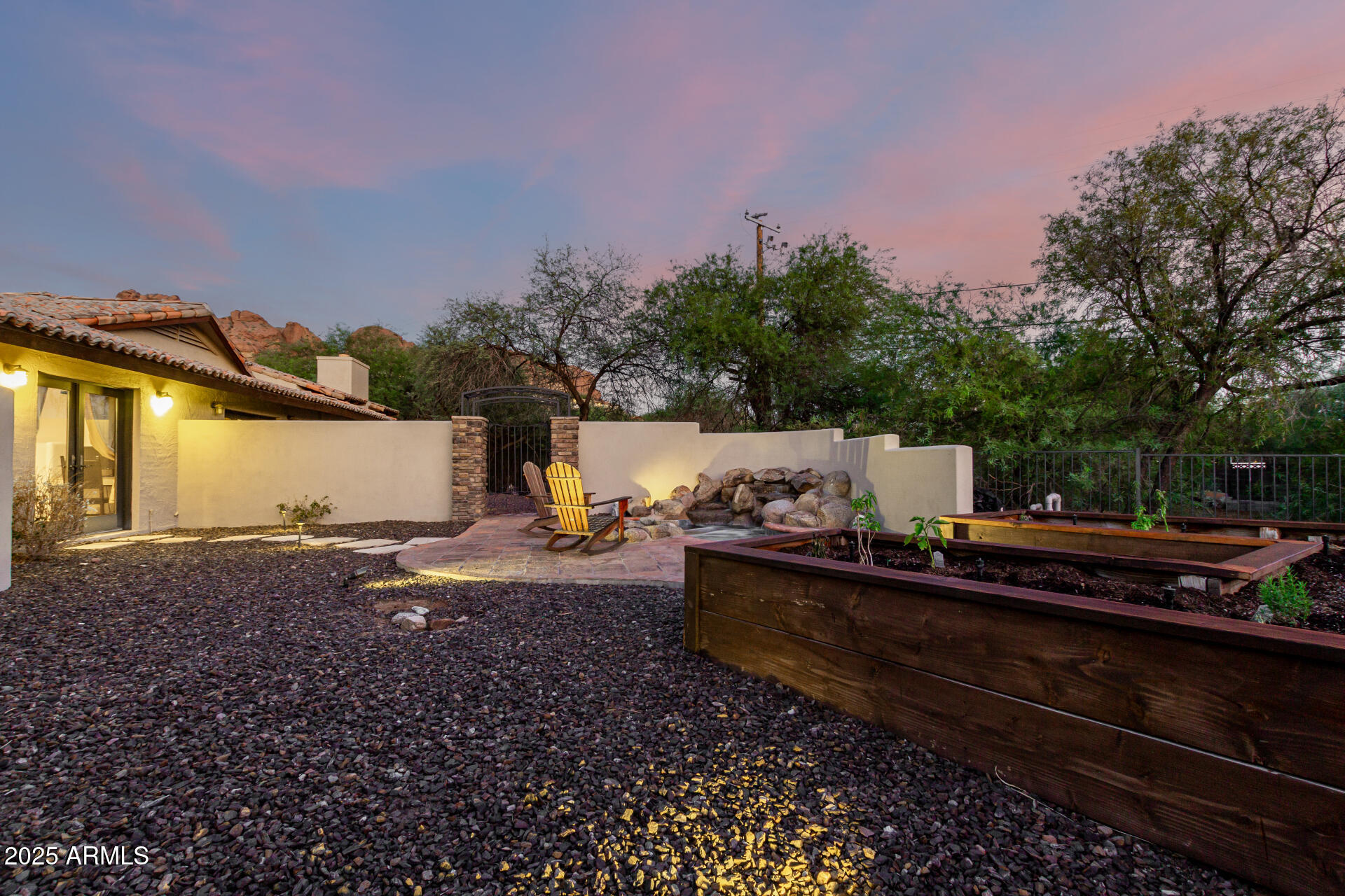 5803 North 45th Street Phoenix, AZ 85018 - Photo 56 of 72 a view of a backyard with sitting area