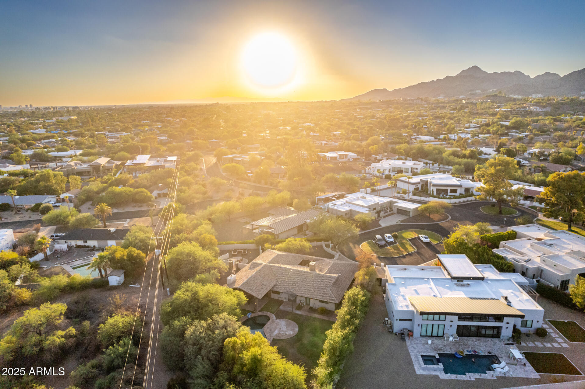 5803 North 45th Street Phoenix, AZ 85018 - Photo 70 of 72 an aerial view of residential building with parking space