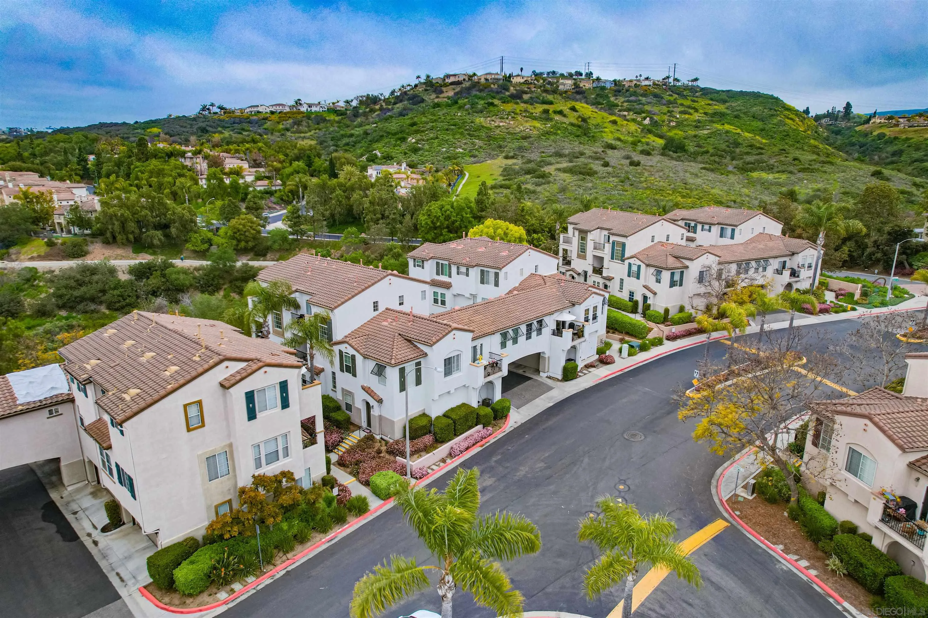 3147 Via Puerta Carlsbad, CA 92009 - Photo 32 of 32 an aerial view of residential houses with outdoor space and swimming pool