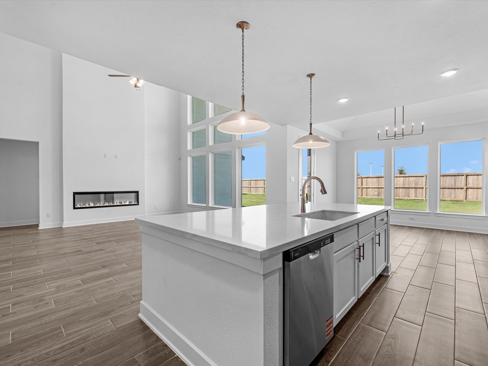 9118 Colonnade Way Manvel, TX 77578 - Photo 10 of 31 a kitchen with stainless steel appliances granite countertop a sink a counter space and cabinets