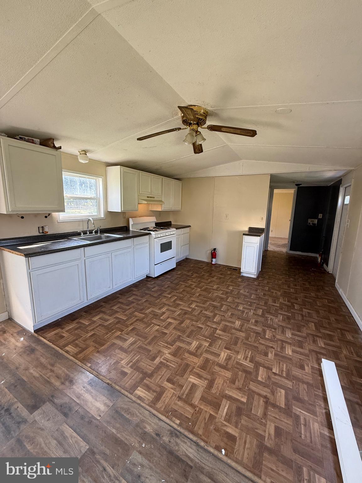 16 Abbotts Pond Road Greenwood, DE 19950 - Photo 15 of 19 a large kitchen with stainless steel appliances a sink a stove a microwave a dining table and chair