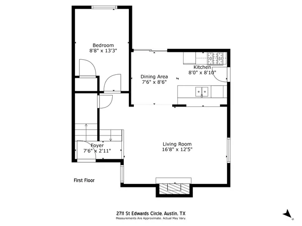 $1,695 | 2711 St Edwards Circle, Unit 1, Austin, TX 78704