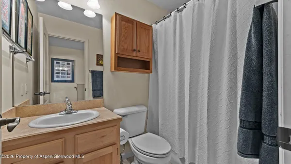 a bathroom with a toilet a sink and a mirror