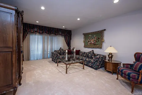 a livingroom with furniture