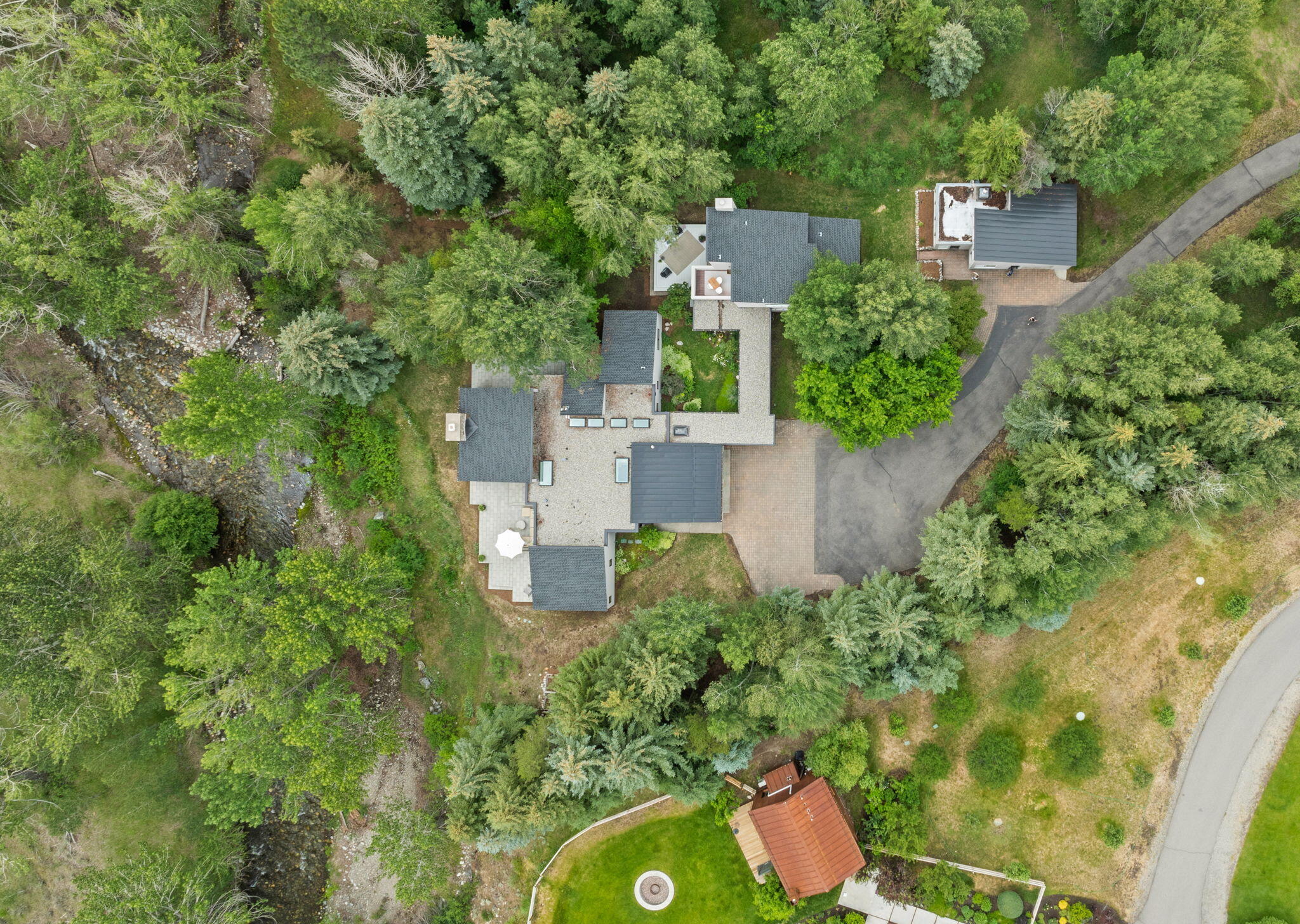 217 Canyon Road Hailey, ID 83333 - Photo 44 of 48 Aerial with 3 Buildings