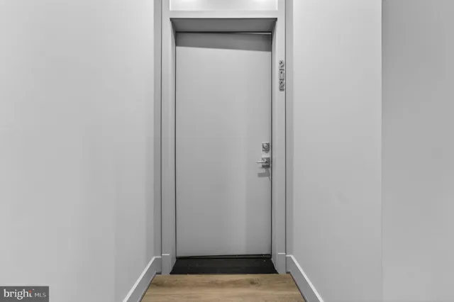 a view of front door