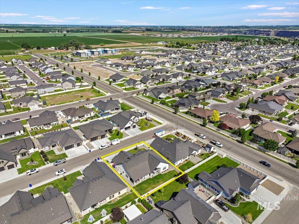 2078 Red Rock Way Twin Falls, ID 83301 - Photo 48 of 49 Aerial overview of property's location featuring nearby suburban area and property parcel outlined