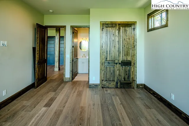 wooden floor in an empty room
