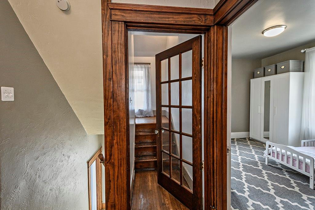 1623 Ridge Avenue Coraopolis, PA 15108 - Photo 24 of 25 This is the view of the original glass door that leads to the finished 3rd floor.