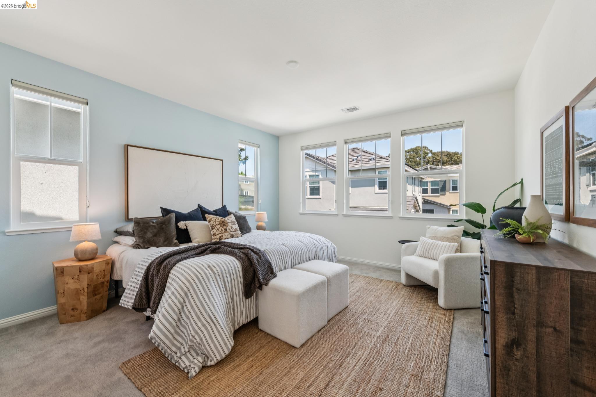24157 Amaranth Loop Hayward, CA 94541 - Photo 36 of 63 Spacious interior featuring light blue wall accents and neutral wall paint
