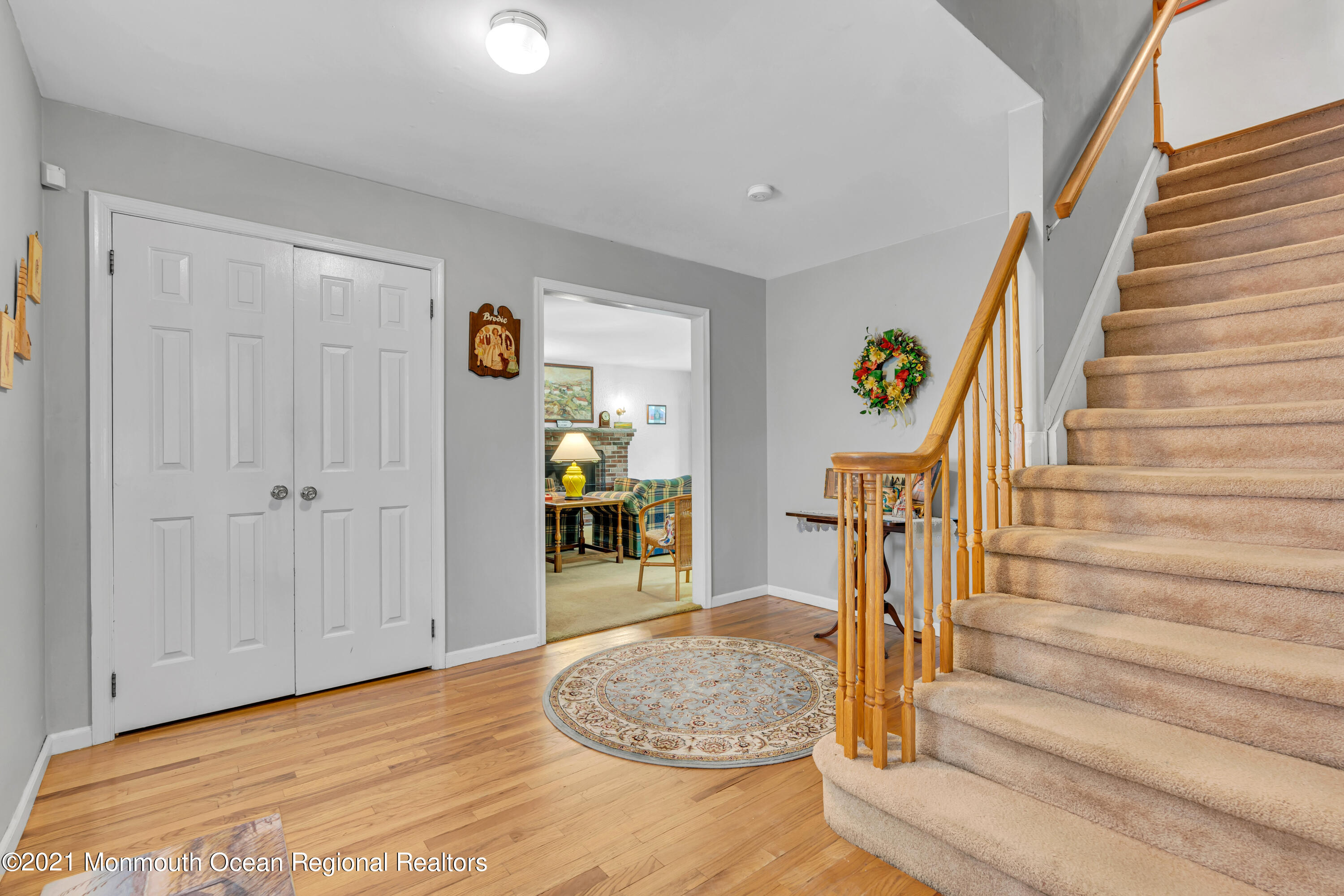 2221 Old Mill Road Spring Lake Heights, NJ 07762 - Photo 4 of 50 a view of entryway and hall with wooden floor