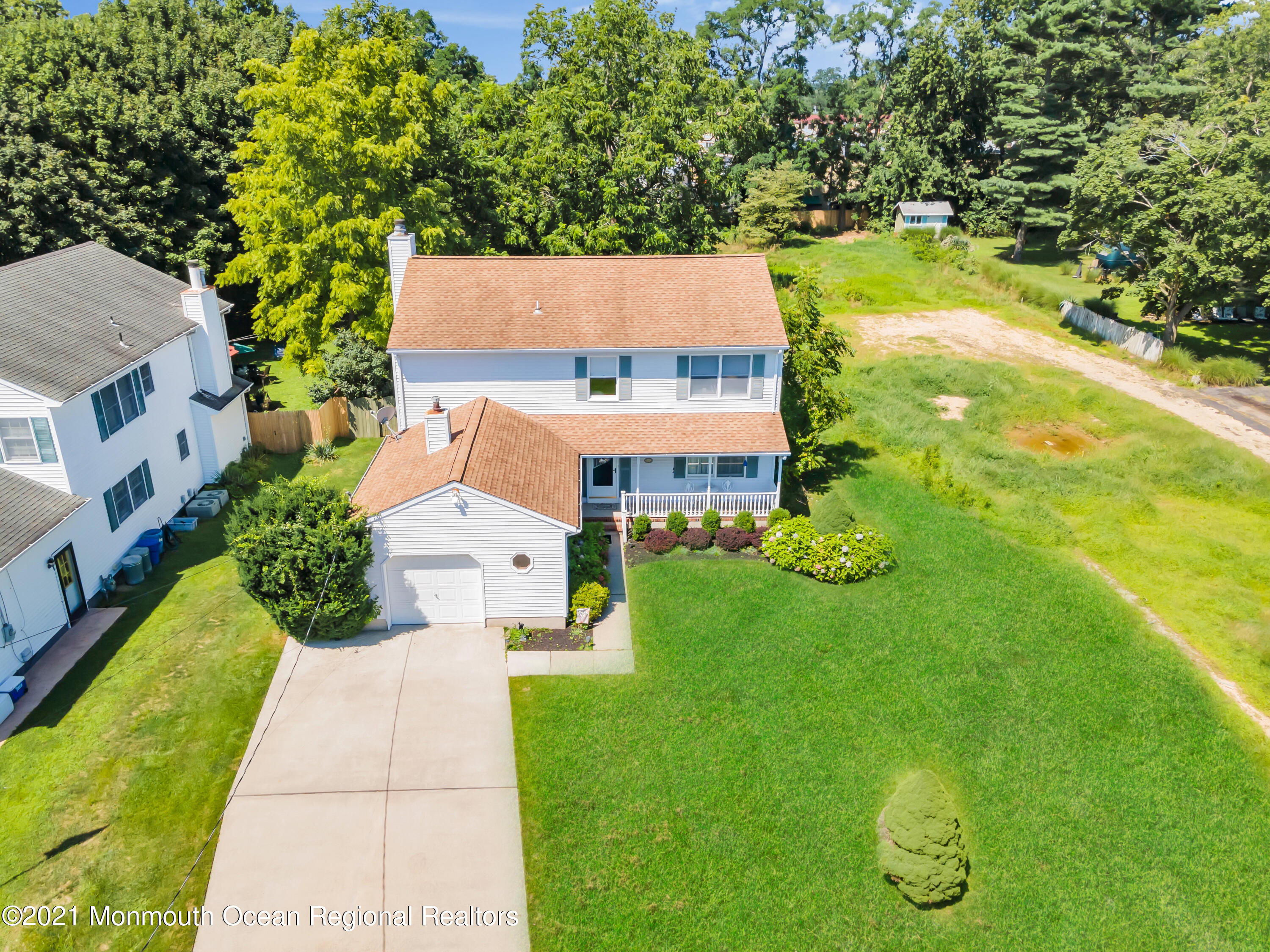 2221 Old Mill Road Spring Lake Heights, NJ 07762 - Photo 38 of 50 an aerial view of residential houses with yard