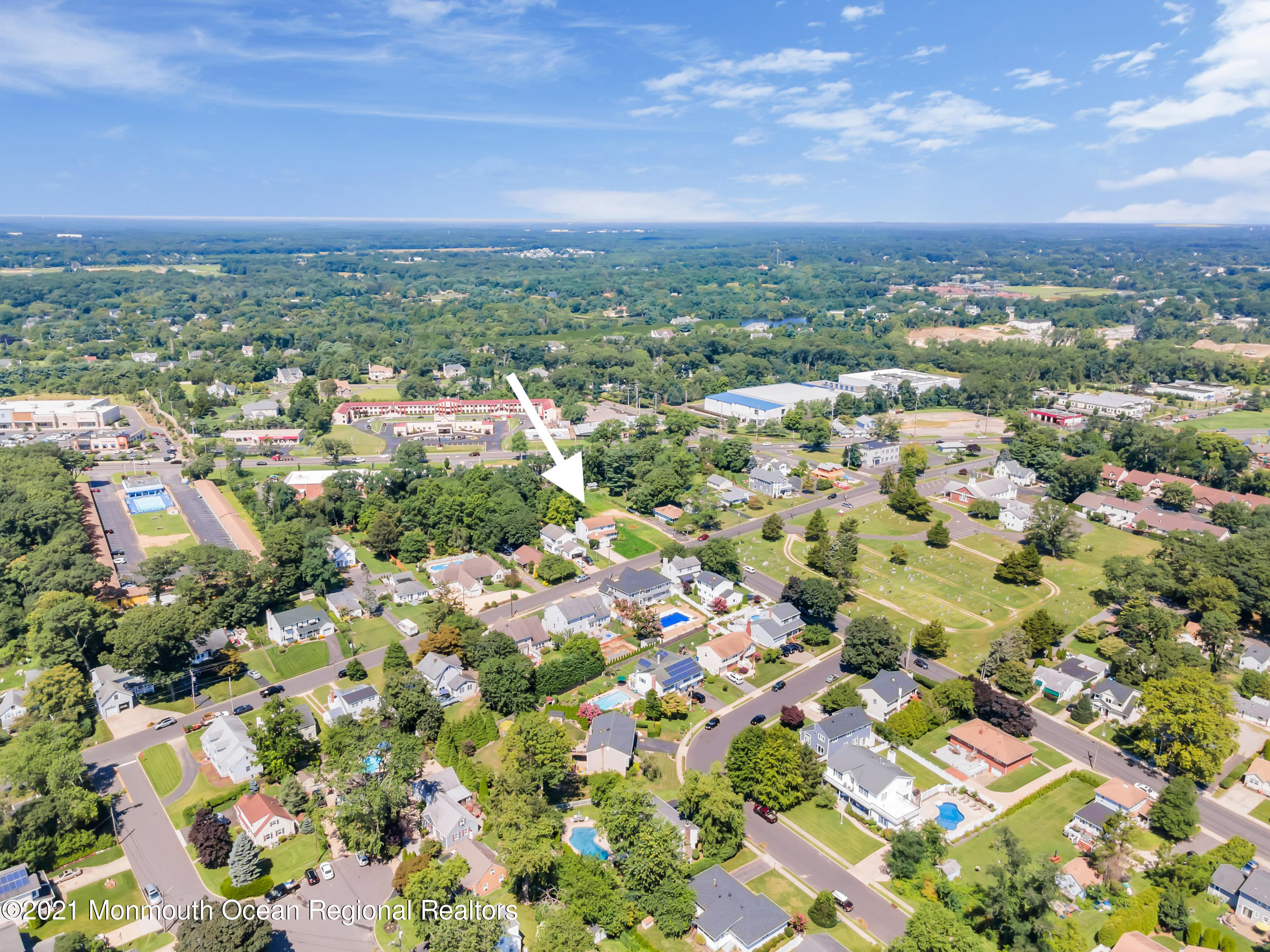 2221 Old Mill Road Spring Lake Heights, NJ 07762 - Photo 44 of 50 an aerial view of multiple house
