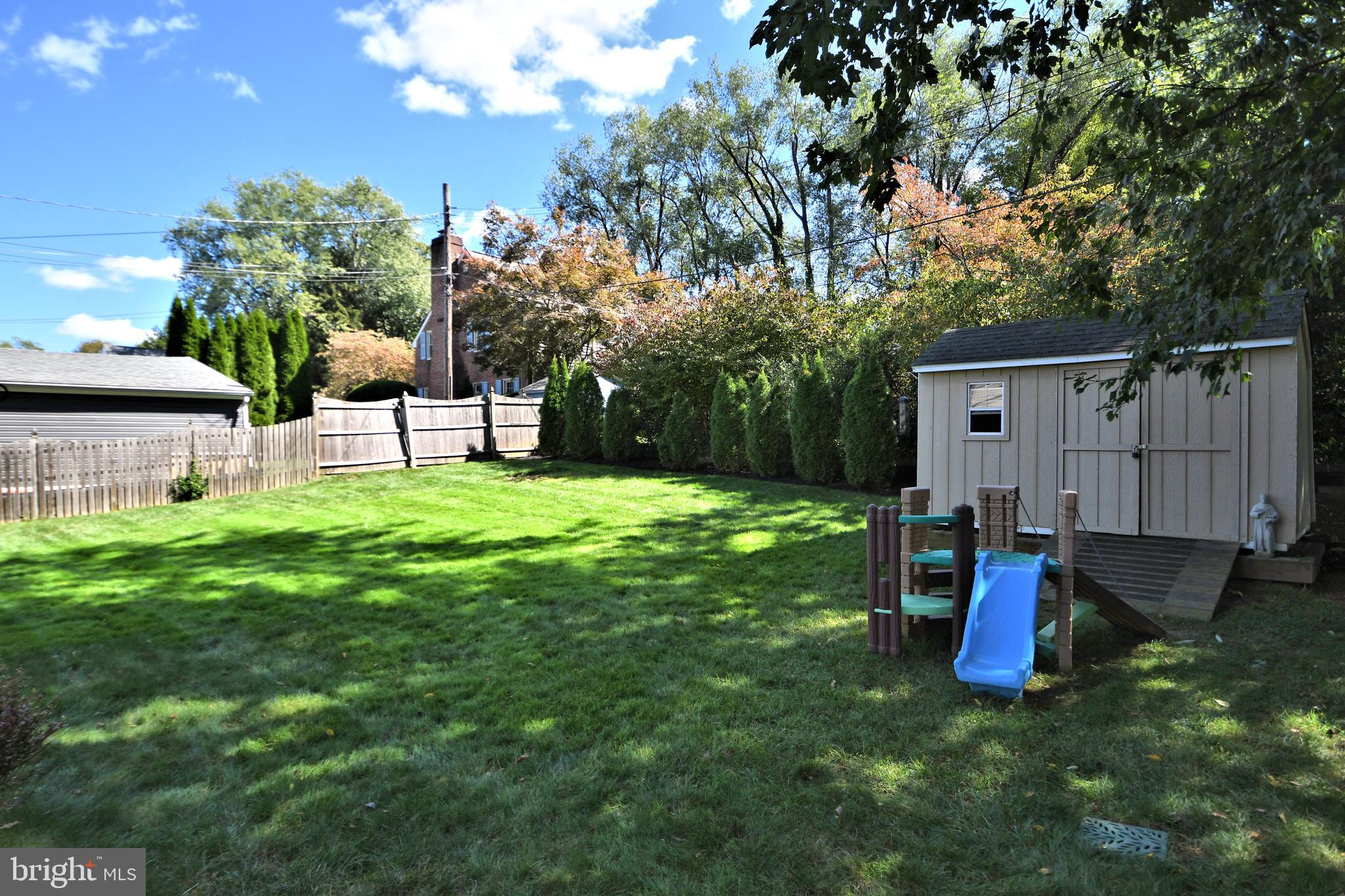 502 Marks Road Oreland, PA 19075 - Photo 62 of 62 Rear yard and shed
