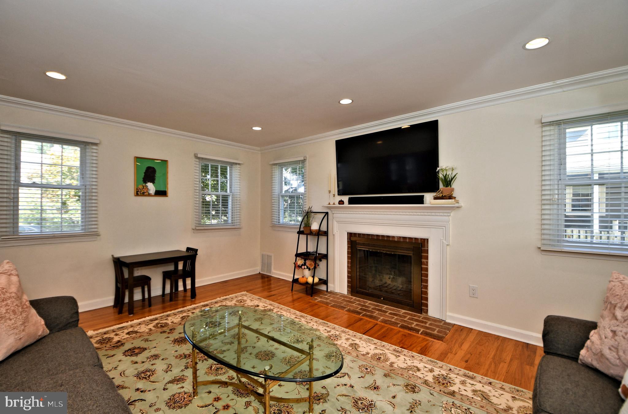502 Marks Road Oreland, PA 19075 - Photo 9 of 62 Living room w/ fireplace