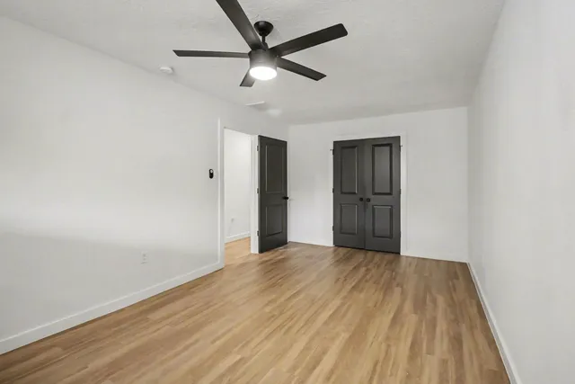 wooden floor in an empty room