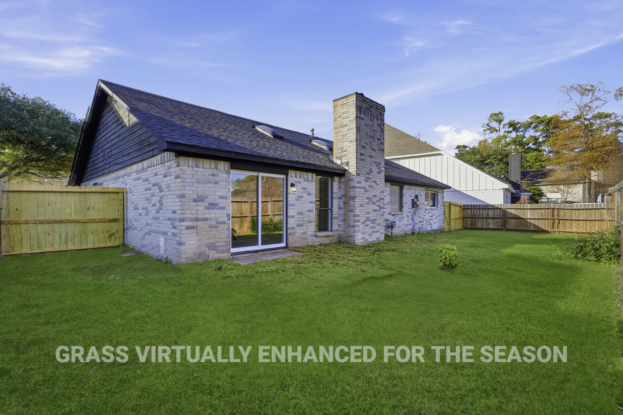 19110 Baton Pass Humble, TX 77346 - Photo 37 of 41 a view of a house with a small yard and a large tree