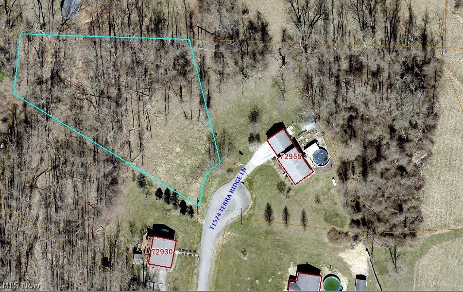 Map of property location featuring property parcel outlined