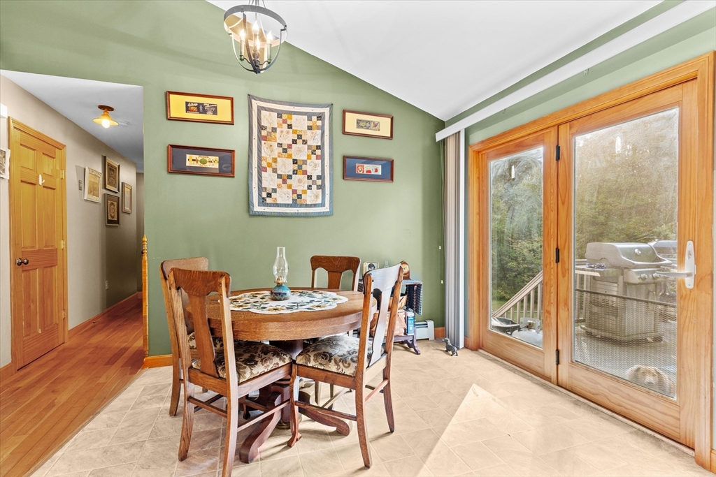 4109 South Athol Road Athol, MA 01331 - Photo 5 of 38 a dining room with furniture and a floor to ceiling window
