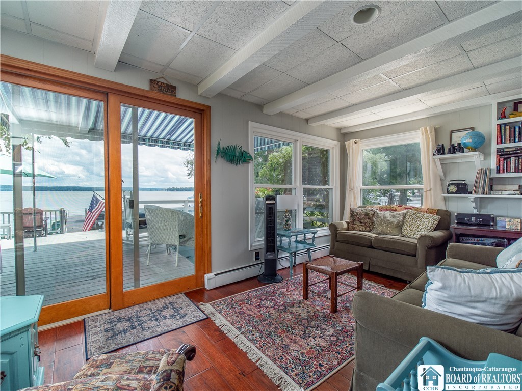 2340 West Lake Road Busti, NY 14710 - Photo 28 of 45 Bonus room to multi-tiered deck on lakeside