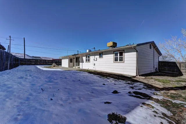 a front view of a house with space