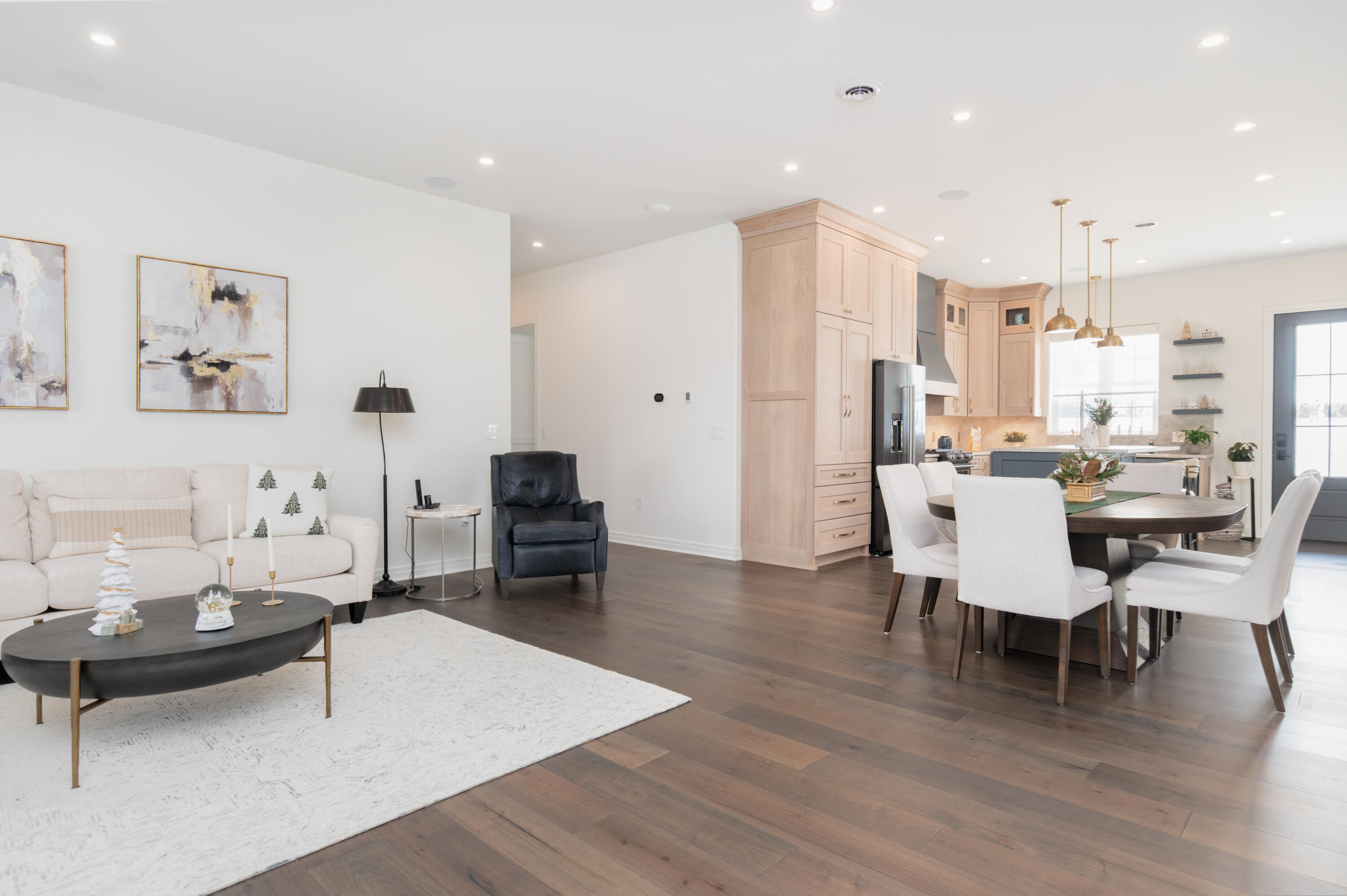 1829 West Mill Road Jackson, WI 53037 - Photo 50 of 57 In-Law Suite Living Room & Dining Area