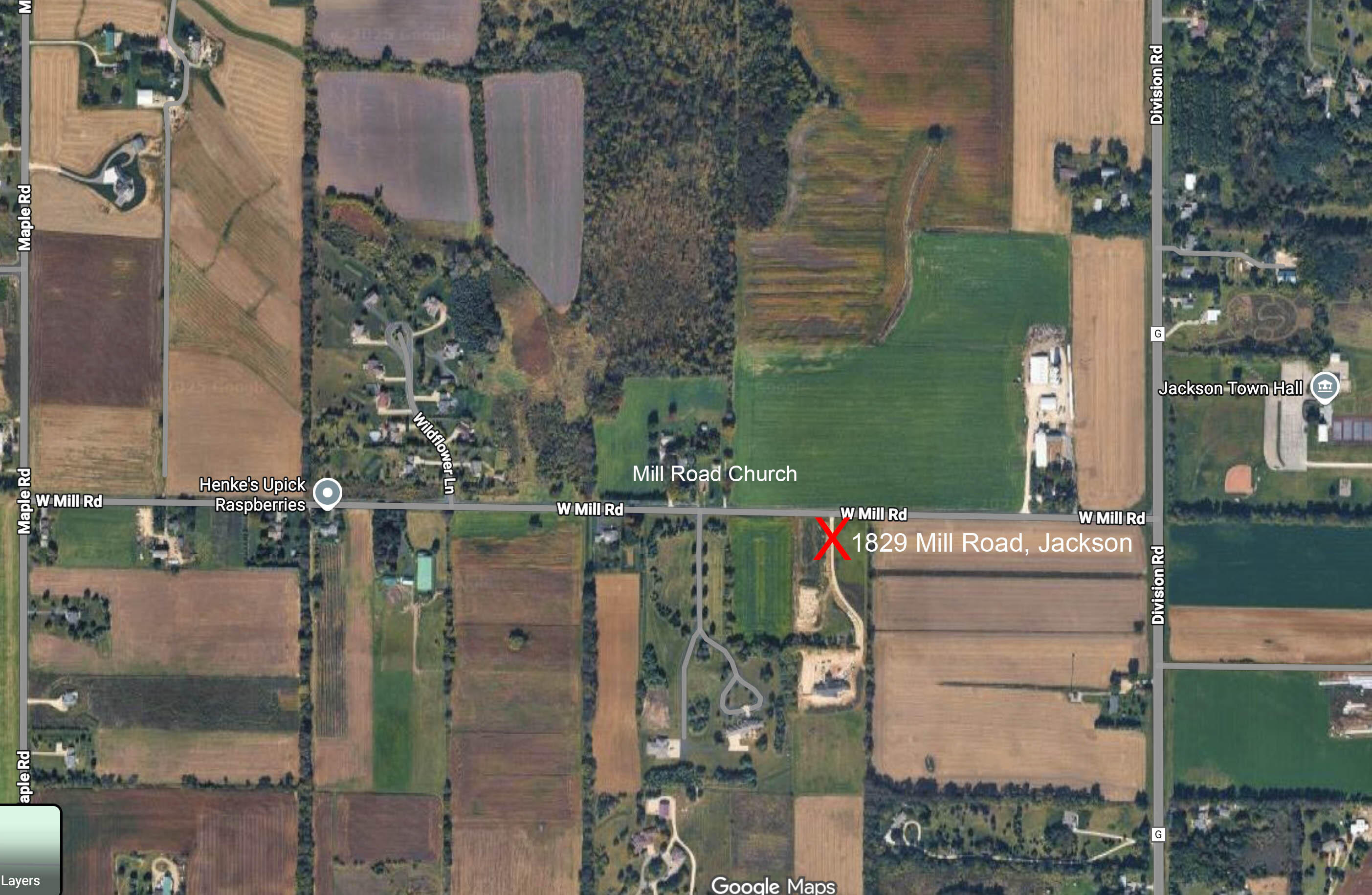 1829 West Mill Road Jackson, WI 53037 - Photo 56 of 57 Map to Property