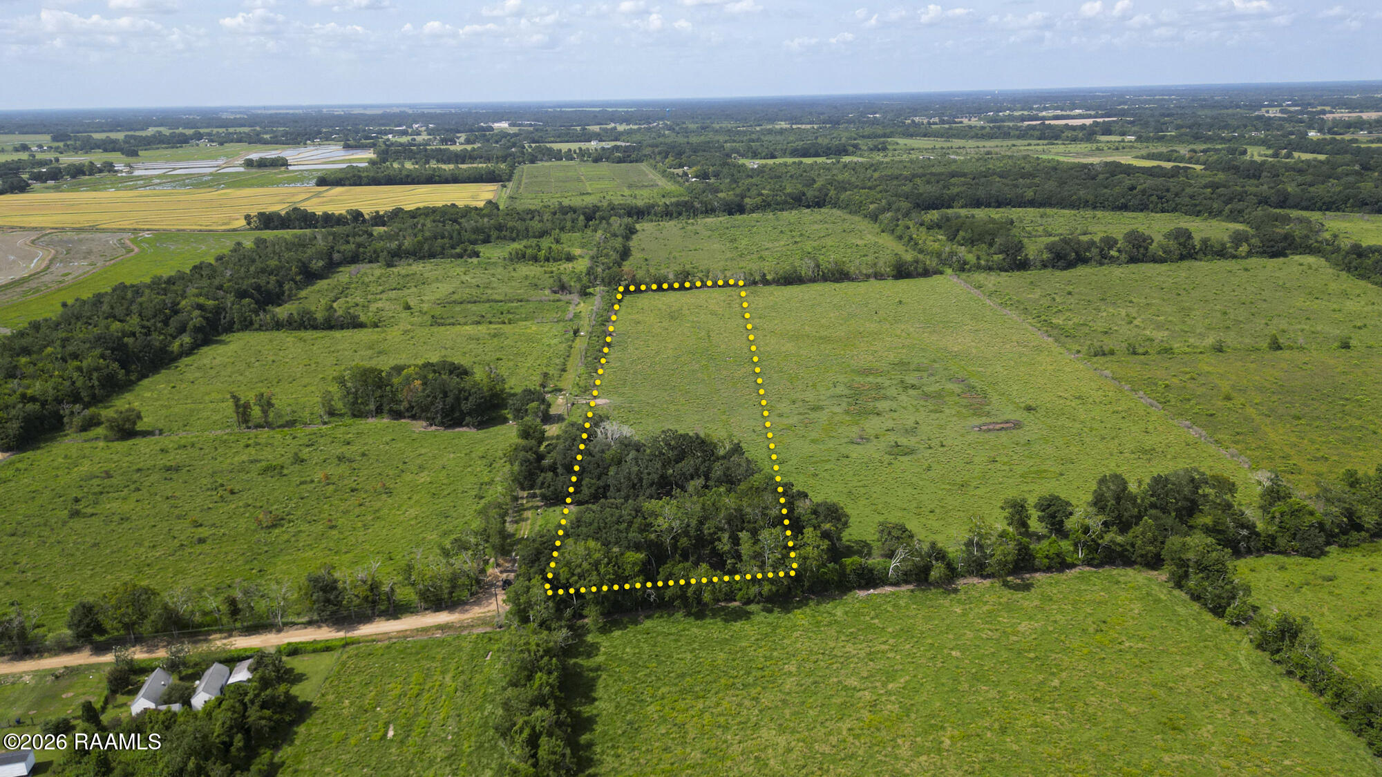 Tbd Tbd Landing Church Point, LA 70525 - Photo 3 of 14 Landing Dr 04 - Aerial Rice Fields Outli