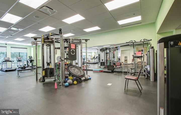 3200 North Leisure World Boulevard, Unit 203 Silver Spring, MD 20906 - Photo 22 of 32 a view of a room with gym equipment