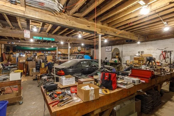 a view of a storage room with a lot of stuff