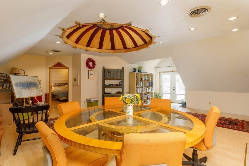 14 Travers Street Gardner, MA 01440 - Photo 5 of 17 a view of a dining room with furniture and chandelier