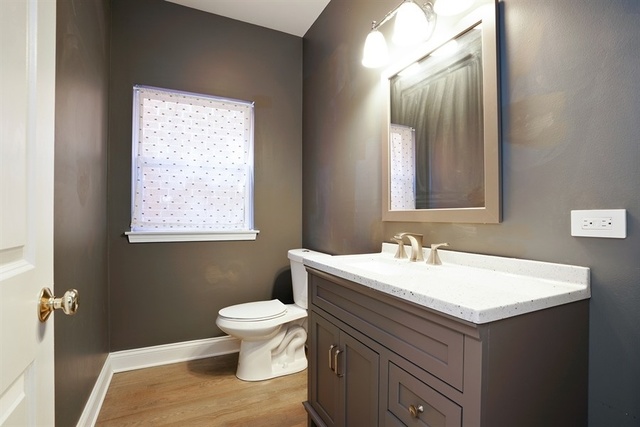 4152 South Berkeley Avenue Chicago, IL 60653 - Photo 7 of 15 a bathroom with a sink toilet and mirror