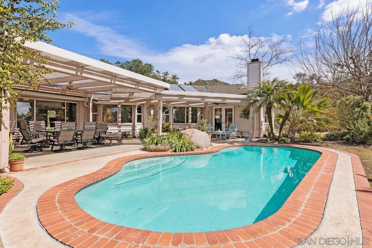 15121 Country Hill Road Poway, CA 92064 - Photo 30 of 40 a view of a swimming pool with a patio
