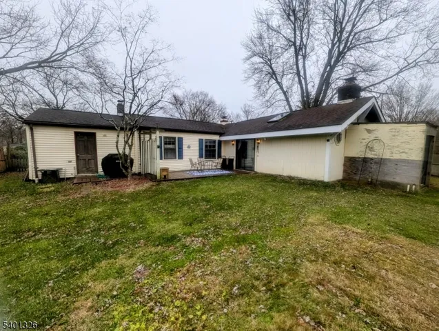 a house view with a garden space