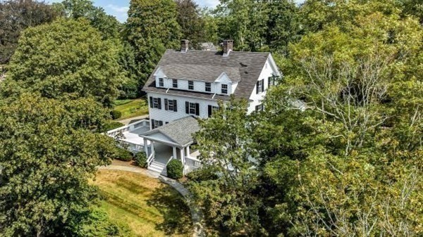 81 Fearing Road Hingham, MA 02043 - Photo 10 of 42 an aerial view of a house with a yard