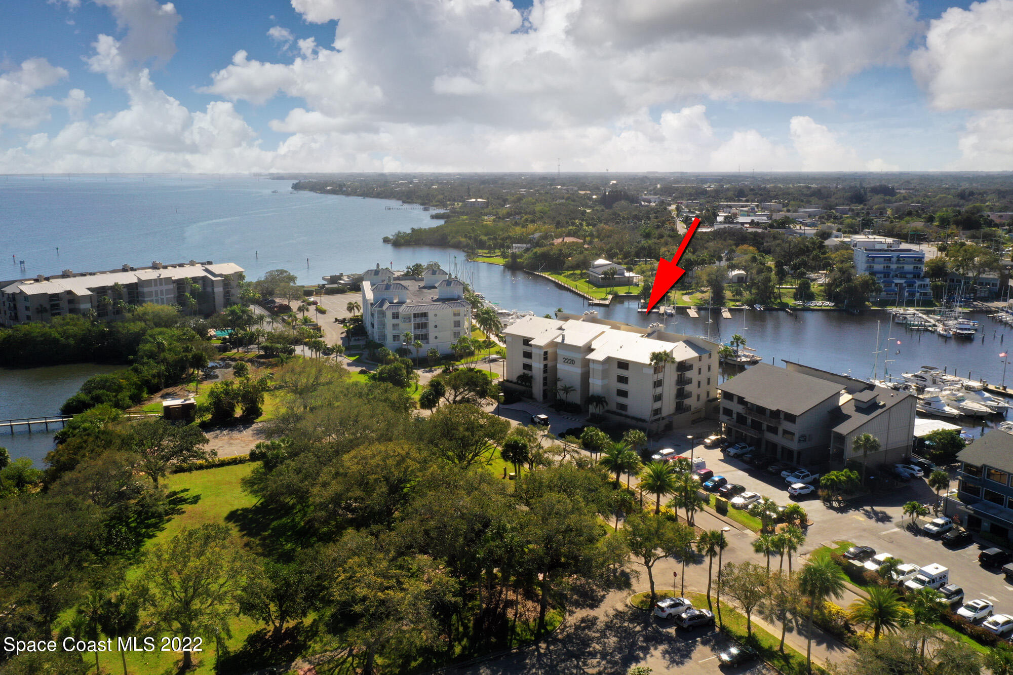 2220 Front Street, Unit 303 Melbourne, FL 32901 - Photo 2 of 29 an aerial view of multiple house