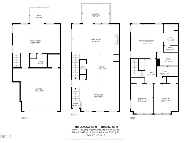 a view of a building with a backyard