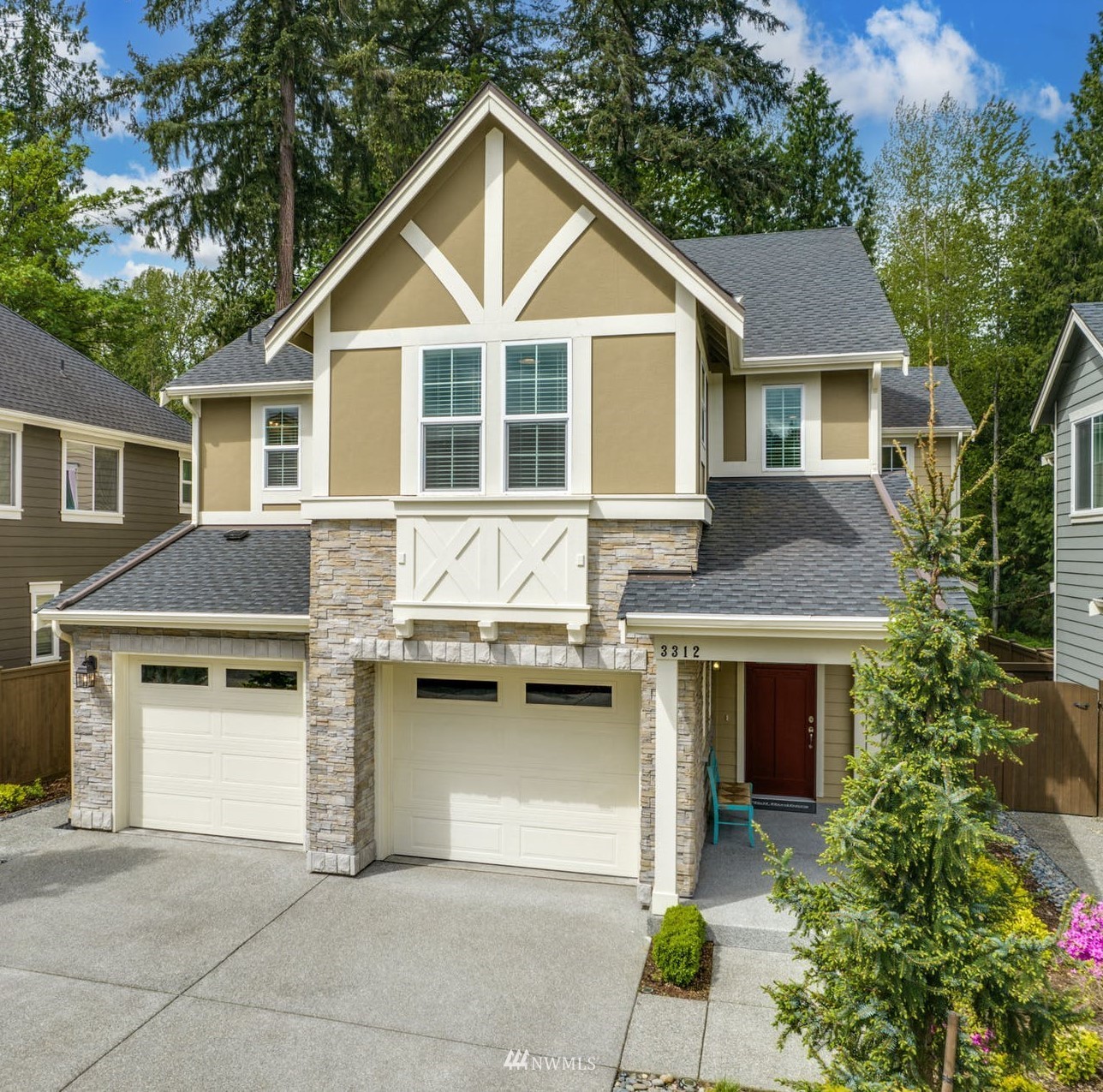 3312 238th Place Southeast Bothell, WA 98021 - Photo 1 of 40 a view of a yard in front of house