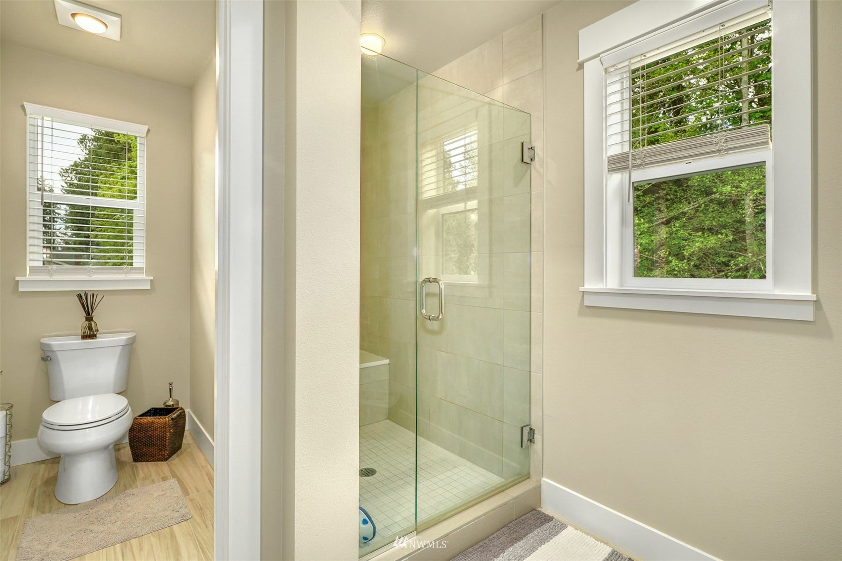 3312 238th Place Southeast Bothell, WA 98021 - Photo 28 of 40 a bathroom with a toilet and a shower
