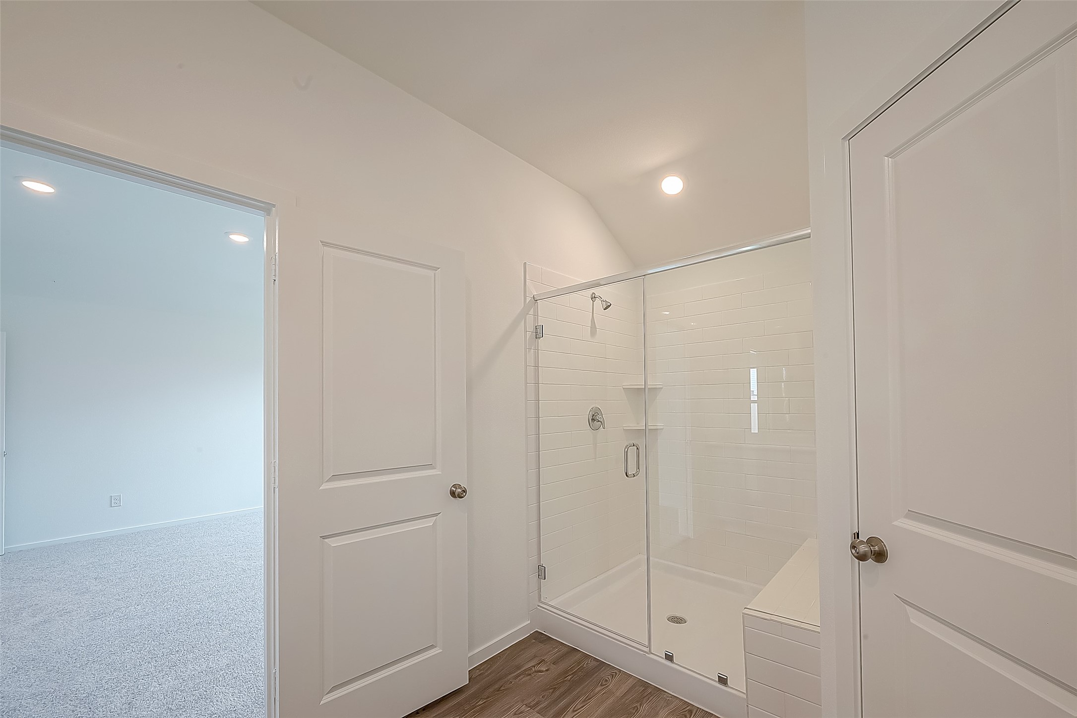 27235 Henley Rdg Drive Katy, TX 77493 - Photo 13 of 28 a bathroom with a shower and a glass door
