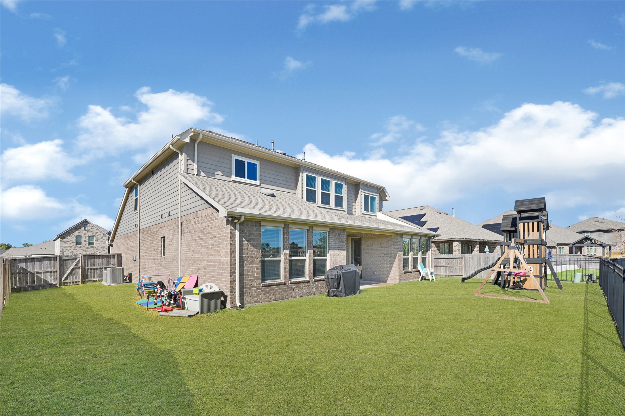 4307 Annandale Lane Rosharon, TX 77583 - Photo 27 of 31 a view of a house with backyard porch and sitting area