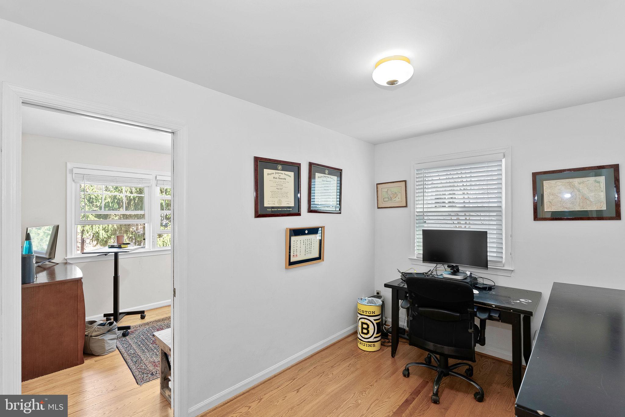 4119 27th Road North Arlington, VA 22207 - Photo 25 of 53 a view of a workspace with furniture and a window
