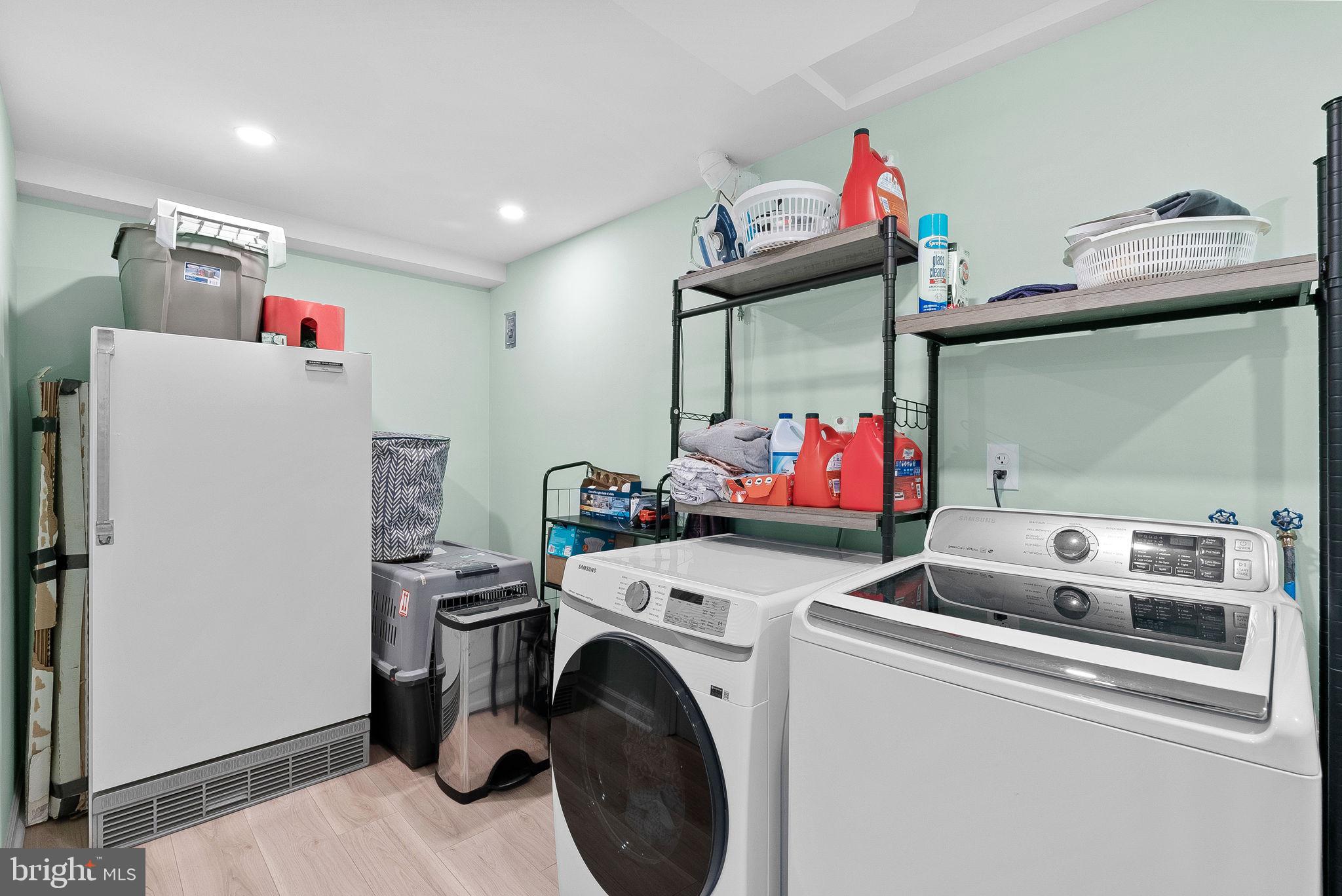 4119 27th Road North Arlington, VA 22207 - Photo 38 of 53 a storage room with washer and dryer