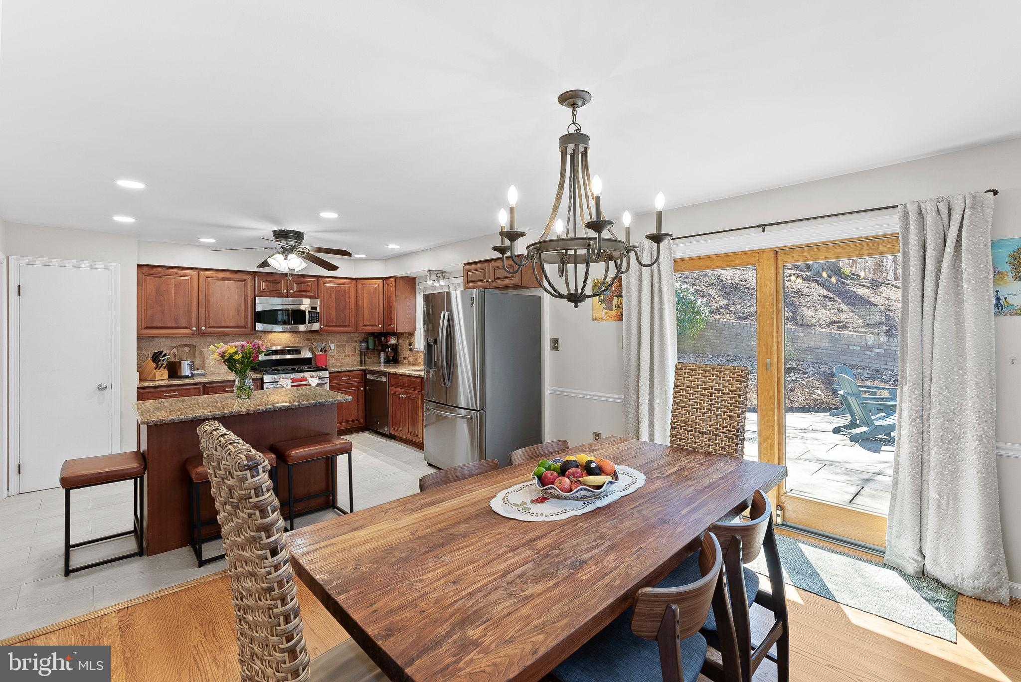 4119 27th Road North Arlington, VA 22207 - Photo 8 of 53 a kitchen with a table and chairs in it