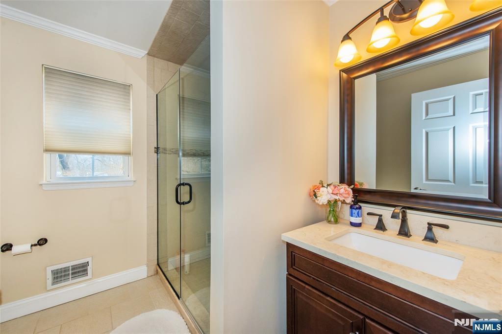 301 Cokesbury High Bridge Road Lebanon, NJ 08833 - Photo 15 of 31 a bathroom with a sink and a mirror