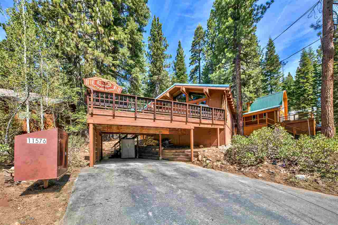 11576 Chamonix Road Truckee, CA 96161 - Photo 1 of 21 a front view of a house with a yard