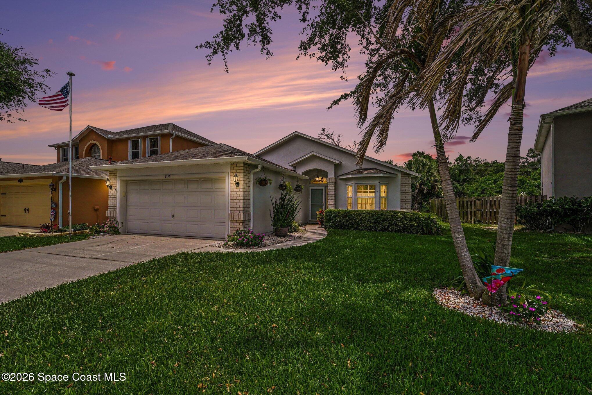 2194 Spring Creek Circle Palm Bay, FL 32905 - Photo 2 of 40 Front of Home