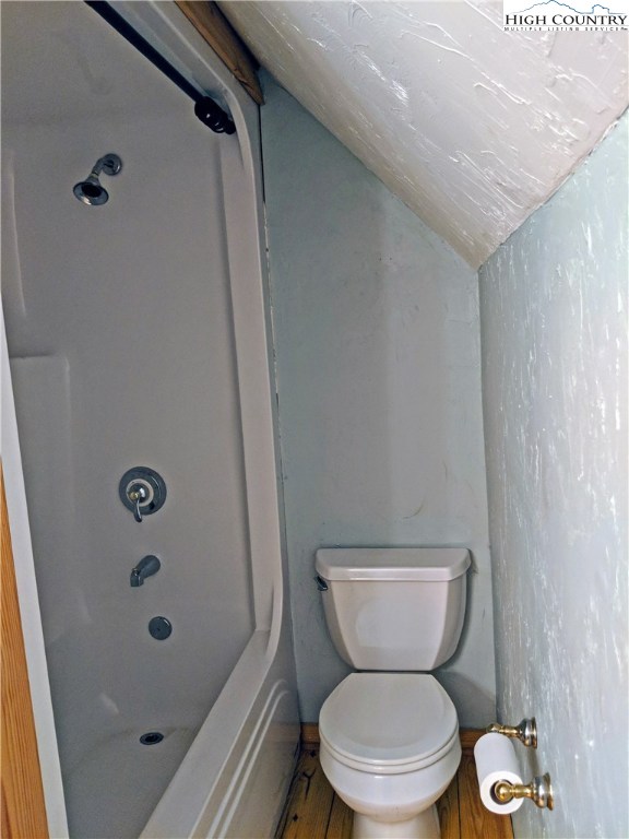 375 Deer Run Road Deep Gap, NC 28618 - Photo 28 of 44 a bathroom with a toilet and shower
